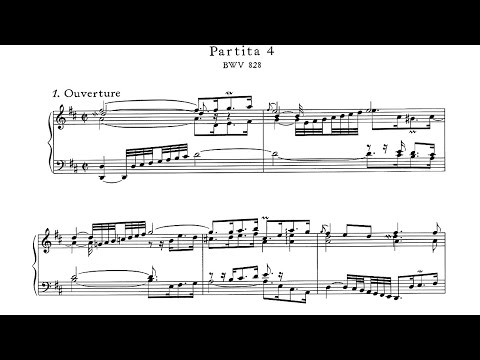 JS Bach: Partita No 4 in D Major BWV 828 - Jorg Demus, 1963 - Westminster WST 17067